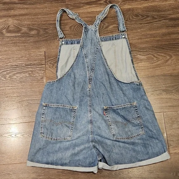 â¤ď¸ LEVI'S VINTAGE INSPIRED DENIM OVERALLS/ SHORTALLS, XL - Picture 10 of 13